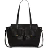 Vince Camuto Carly Leather Tote In Black
