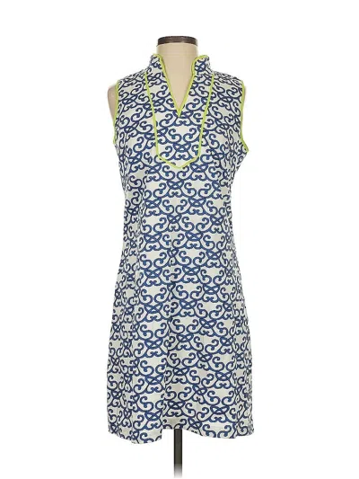 Pre-owned Vince Camuto Casual Dress In Blue