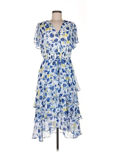 Pre-owned Vince Camuto Casual Dress In Blue