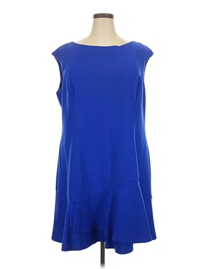 Pre-owned Vince Camuto Casual Dress In Blue