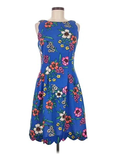 Pre-owned Vince Camuto Casual Dress In Blue