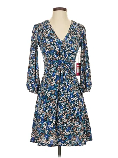 Pre-owned Vince Camuto Casual Dress In Blue