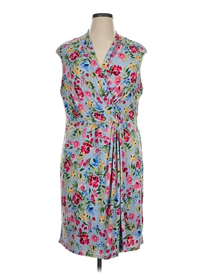 Pre-owned Vince Camuto Casual Dress In Blue