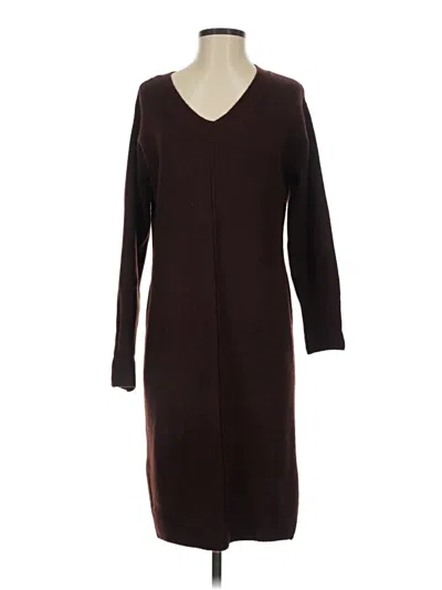 Pre-owned Vince Camuto Casual Dress In Brown