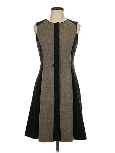 Pre-owned Vince Camuto Casual Dress In Brown