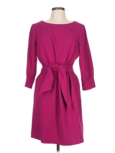 Pre-owned Vince Camuto Casual Dress In Burgundy