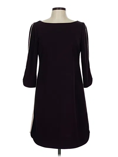 Pre-owned Vince Camuto Casual Dress In Burgundy
