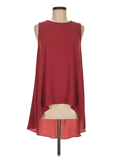 Pre-owned Vince Camuto Casual Dress In Burgundy
