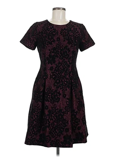 Pre-owned Vince Camuto Casual Dress In Burgundy