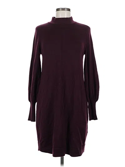 Pre-owned Vince Camuto Casual Dress In Burgundy