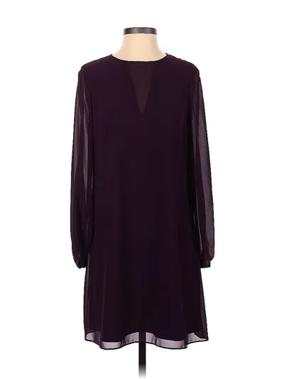 Pre-owned Vince Camuto Casual Dress In Burgundy