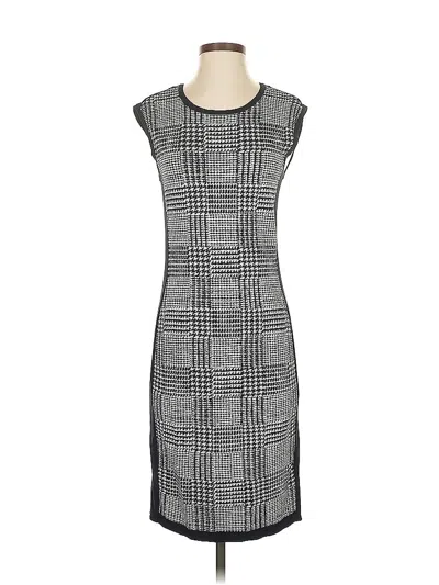 Pre-owned Vince Camuto Casual Dress In Gray