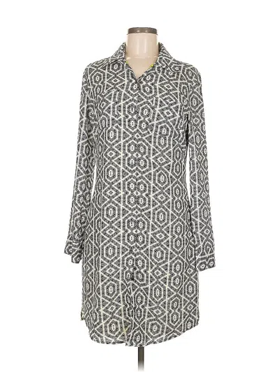 Pre-owned Vince Camuto Casual Dress In Gray