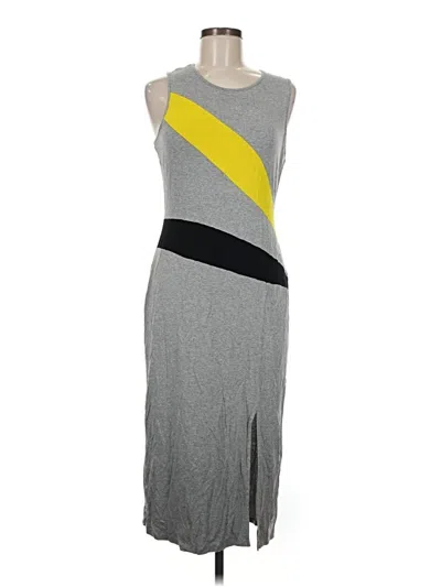 Pre-owned Vince Camuto Casual Dress In Gray