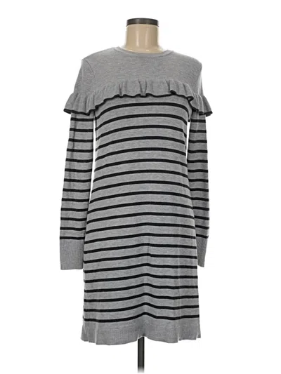 Pre-owned Vince Camuto Casual Dress In Gray