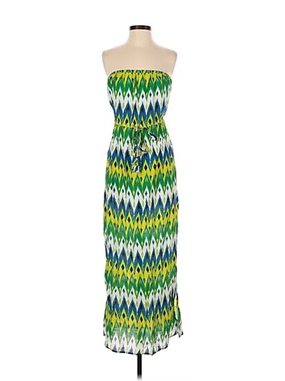 Pre-owned Vince Camuto Casual Dress In Green