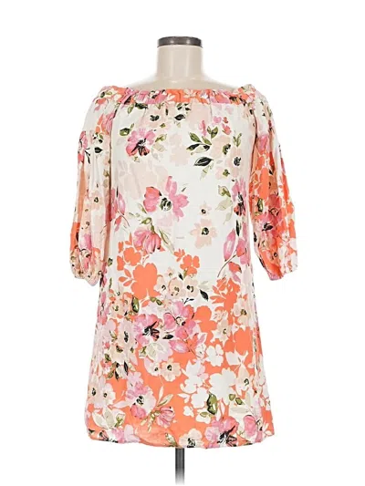 Pre-owned Vince Camuto Casual Dress In Orange