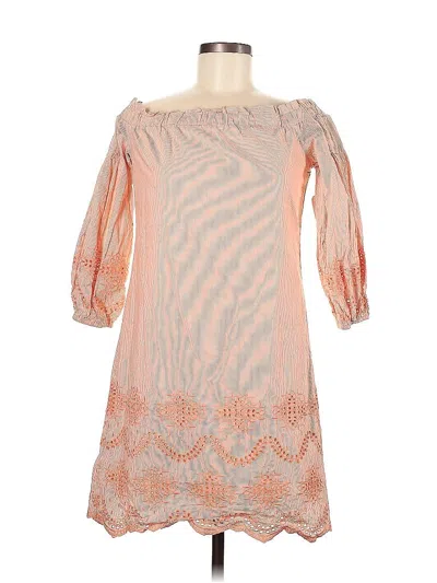 Pre-owned Vince Camuto Casual Dress In Orange
