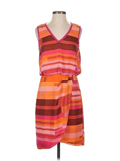 Pre-owned Vince Camuto Casual Dress In Orange