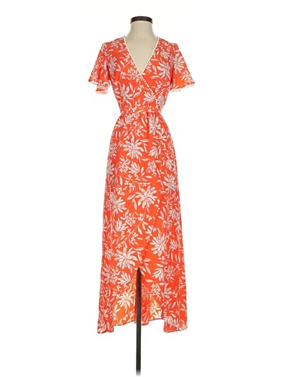 Pre-owned Vince Camuto Casual Dress In Orange