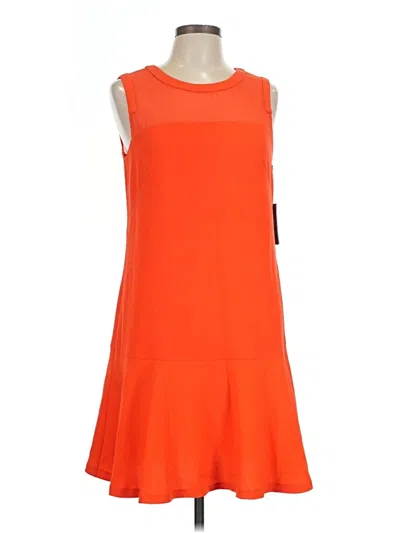 Pre-owned Vince Camuto Casual Dress In Orange