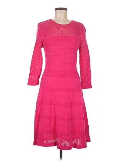 Pre-owned Vince Camuto Casual Dress In Pink