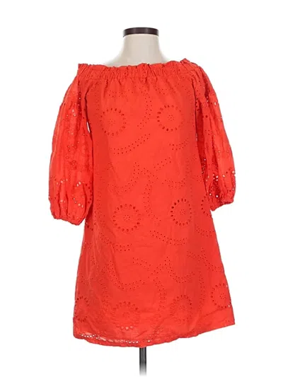 Pre-owned Vince Camuto Casual Dress In Red