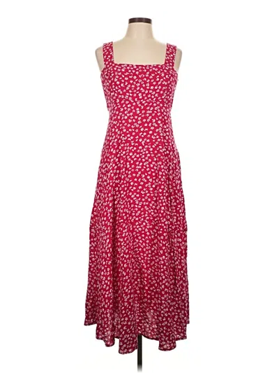 Pre-owned Vince Camuto Casual Dress In Red