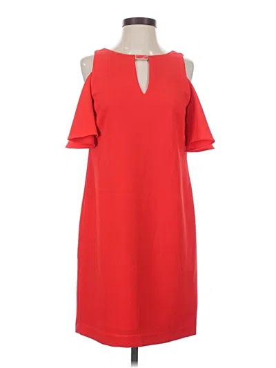 Pre-owned Vince Camuto Casual Dress In Red