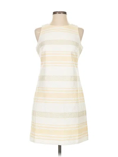 Pre-owned Vince Camuto Casual Dress In White