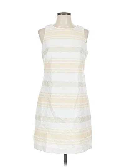 Pre-owned Vince Camuto Casual Dress In White