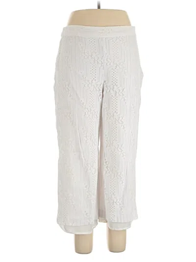 Pre-owned Vince Camuto Casual Pants In White