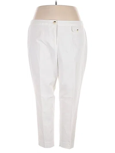 Pre-owned Vince Camuto Casual Pants In White