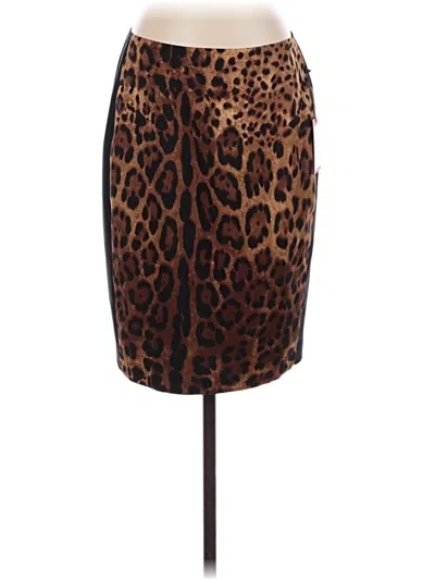 Pre-owned Vince Camuto Casual Skirt In Brown