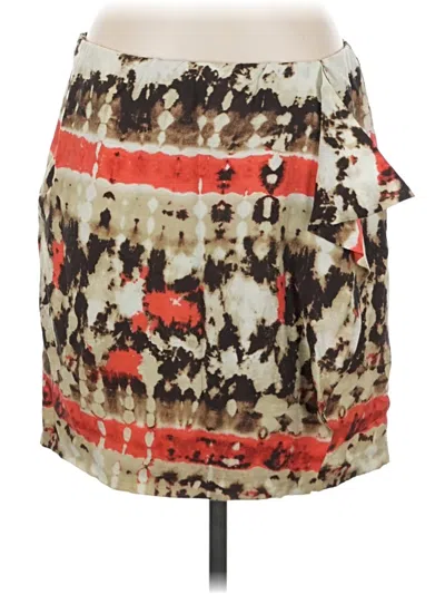 Pre-owned Vince Camuto Casual Skirt In Brown