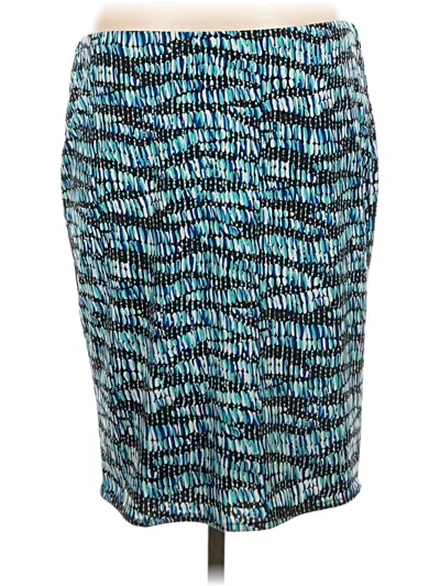 Pre-owned Vince Camuto Casual Skirt In Teal