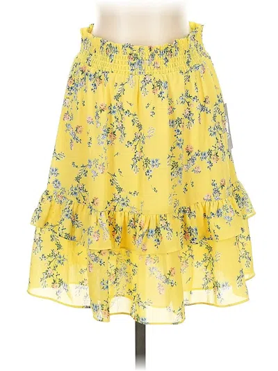Vince Camuto Casual Skirt In Yellow