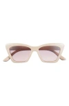 Vince Camuto Cat Eye Sunglasses In Brown