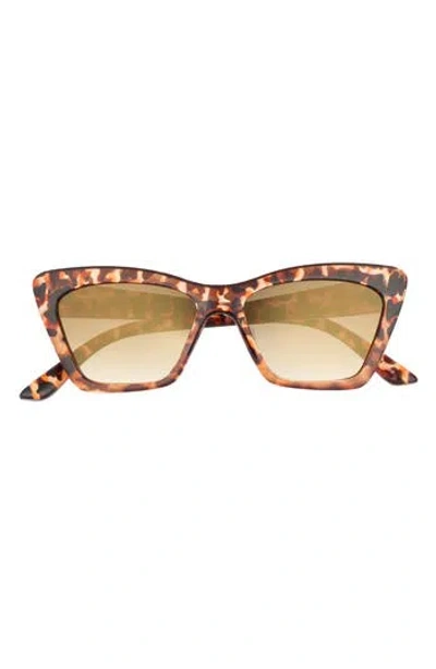 Vince Camuto Cat Eye Sunglasses In Brown