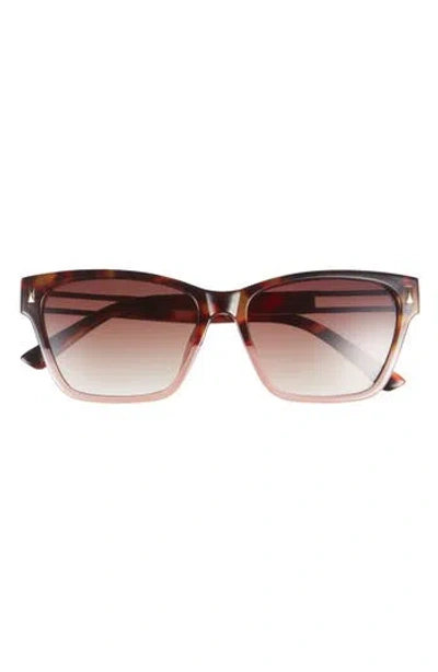 Vince Camuto Cat Eye Sunglasses In Tortoise/rose