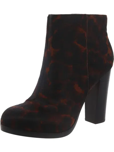 Vince Camuto Cayelsa 3 Womens Calf Hair Ankle Booties In Black