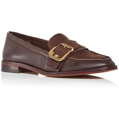 Vince Camuto Cenkanda Womens Buckle Slip On Loafers In Brown