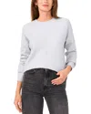 Vince Camuto Center Seam Crewneck Sweater In Frozen