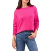 Vince Camuto Center Seam Crewneck Sweater In Paradox