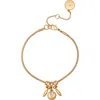 Vince Camuto Charm Bracelet In Goldtone