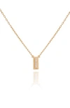 Vince Camuto Charm Pendant Necklace In Gold Tone