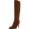Vince Camuto Charmina Womens Leather Pointed Toe Over-the-knee Boots In Brown