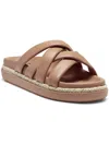 Vince Camuto Chavelle Womens Leather Slides Footbed Sandals In Multi