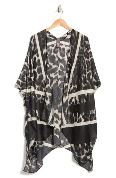 Vince Camuto Chevron Leopard Topper