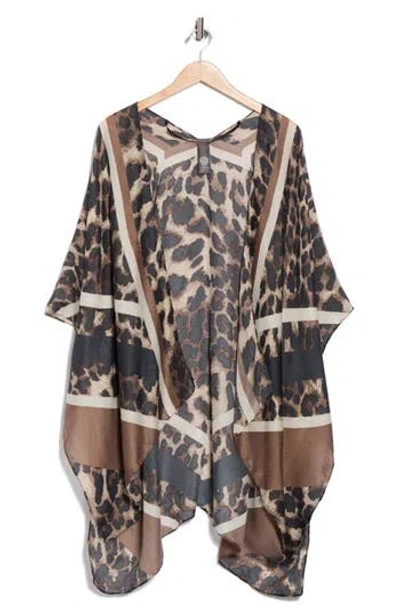 Vince Camuto Chevron Leopard Topper
